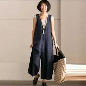 Zanzea Sleeveless Casual Loose Jumpsuit / Playsuit - UK 22